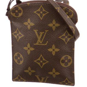 LOUIS VUITTON LV Dauphine MM Shoulder Bag Monogram Reverse Brown M45958  397RC949